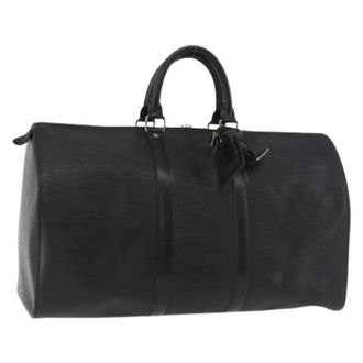 Louis Vuitton Pre-owned Weekend Bags, female, Black, Size: ONE SIZE Pre-owned Keepall 45 Boston Bag