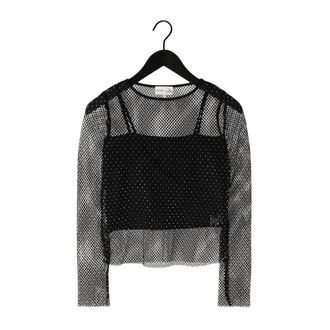 Omoda X Iris - Ines Top - Dames - Longsleeves - Zwart - XS - Tops