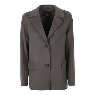 Max Mara Dames, Jassen, Grijs, Maat: XS Wol