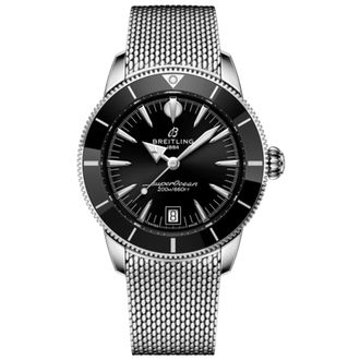 Breitling Superocean Heritage B31 Automatic 40 Black Dial Stainless Steel Mens Watch AB3110241B1A1