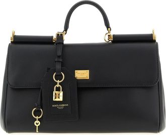 Dolce & Gabbana My Sicily Handbag - Dames - Handtassen - Zwart - ONE Size - Katoen - Tassen