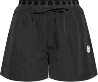 Kenzo Boke Flower 2.0 Mini Shorts - Dames - Bermuda - Zwart - S - Katoen - Korte Broeken