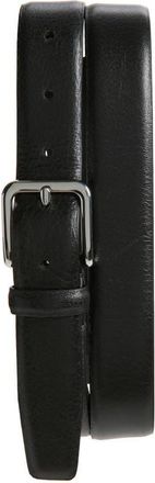 Vince Alex Leather Belt in Black at Nordstrom, Size 30