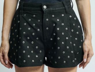 Haikure Ashley Grommet Short In Black