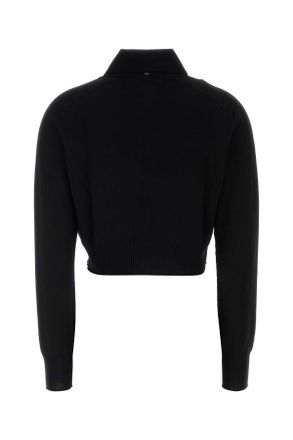 Sportmax Virgin Wool Cardigan - Black