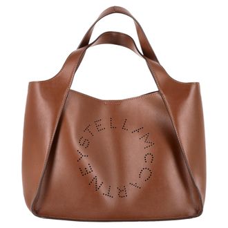 Stella McCartney Stella McCartney Handtas in Bruin Vegan Leer