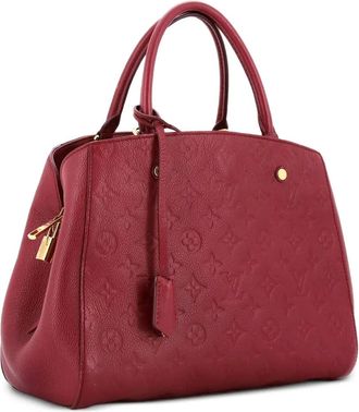Louis Vuitton Montaigne handtas Empreinte leren MM tas met monogram - Paars
