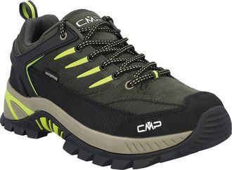 F.lli Campagnolo Wanderschuh CMP RIGEL 2.0 LOW TREKKING SHOES WP, Herren, Gr. 40, pine, mela, Leder, Synthetik, Schuhe Wanderschuh