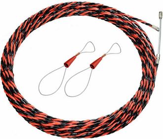 Elle Juego De Agujas Para Tirar Cables De Electricista De 50 M, 5 Mm De Di&aacute;metro, Aguja Retr&aacute;ctil Para Instalaci&oacute;n De Cables Y Alargadores, Extractor De Ca