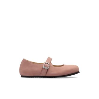Birkenstock Schoenen, Dames, Roze, 40 EU, Leer, Santa Clarita Regular Fit