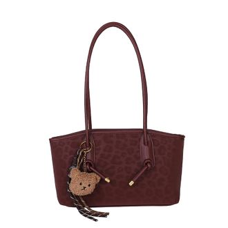 Generic Cymwer PU Casual Bag Tote Bag Shoulder Bag for Women Office Travel (Black)