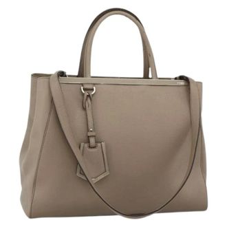 Fendi Pre-owned Handbags, female, Beige, Size: ONE SIZE Pre-owned Vintage Hand Bag