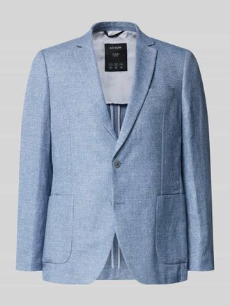 s.Oliver Black Label Regular Fit Anzugsakko aus Leinen-Mix in Hellblau, Gr&ouml;&szlig;e 102