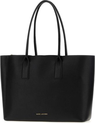 Marc Jacobs Womens The Work Tote Black Leather