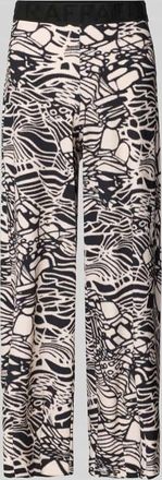Raffaello Rossi Raffaello Rossi Relaxed Fit Stoffhose mit Allover-Print Modell Sally in Black, Gr&ouml;&szlig;e 32