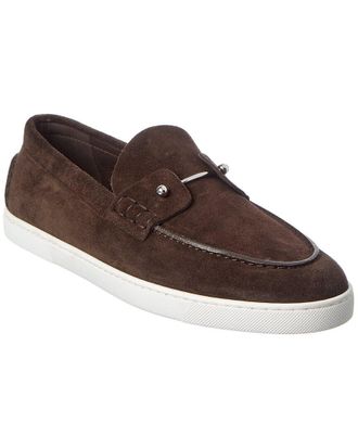 Christian Louboutin Chambeliboat Suede Boat Shoe