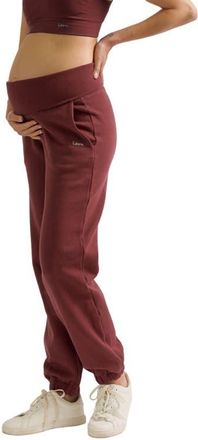 Cache Coeur Woma Maternity Joggers in Plum at Nordstrom, Size Xx-Large