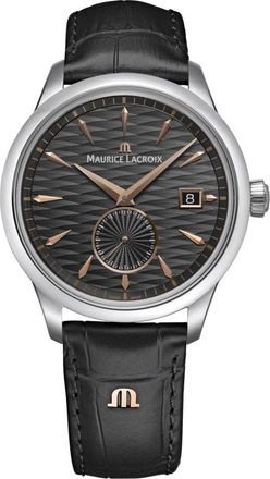 Maurice Lacroix 1975 Legacy Small Second - Heren - Horloges - Grijs - ONE Size - Leer - Accessoires