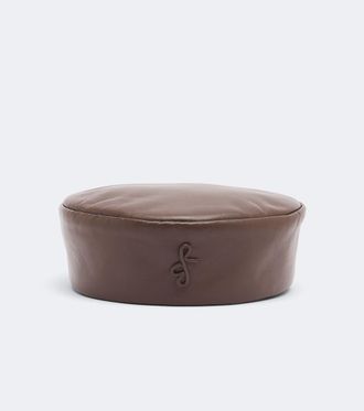 Ruslan Baginskiy Logo leather hat