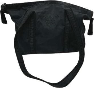 Prada Borsa Vintage Pre-owned in Nylon - - Pre-owned - Donna - Nero - ONE SIZE
