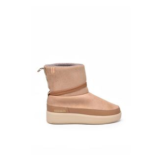 Napapijri Schoenen, Dames, Beige, 37 EU, Enkellaarsjes met su&egrave;dine-effect