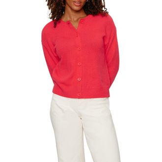 Sanctuary Must-Have Cardigan in Tulip Red at Nordstrom, Size X-Large