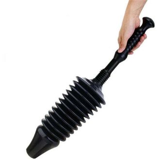 OEM Desatascador De Inodoro - Desatascador De Inodoro Resistente Y Flexible - Negro-crezuo