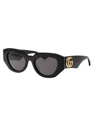 Gucci Womens Sunglasses Gg1421s Black Acetate Black-Grey Black/grey
