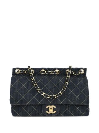 Chanel 2006 denim flap shoulder bag - Blue