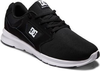 DC Sneaker DC SHOES Skyline, Herren, Gr. 10,5 (44), schwarz-weiss (schwarz, wei&szlig;), Obermaterial: Leder [Kuh] / Futter: Textil / Aussensohle: Gummi, Schuh
