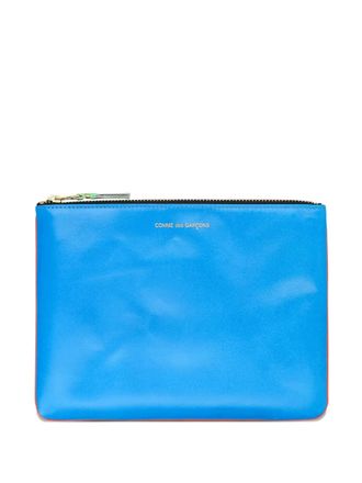 Comme Des Garçons Portemonnee met ritssluiting - Blauw