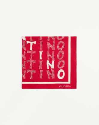 Valentino Garavani Le Fou de lArchive Silk Scarf from the Valentino Archive Wo