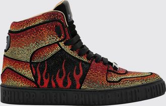 Philipp Plein Sneakers in camoscio con strass