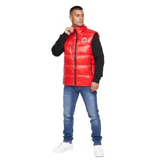 Born Rich Heren Henrico Hooded Gilet (Rood)