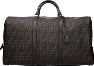 Fendi Herrens Stofftaschen Braun/Ebenholz