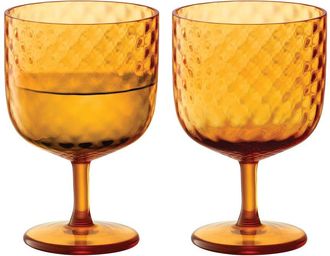 LSA International Lsa International Set Of 2 Dapple Wine Glass 11Oz