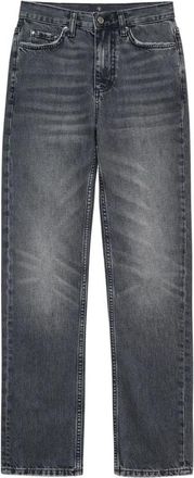 Anine Bing Bruno Jean - Dames - Slim Fit Jeans - Grijs - W28 - Katoen - Jeans