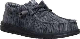 Hey Dude Wally Stretch Sox Slip-On in Granite Grey/Black at Nordstrom, Size 10