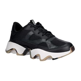 Sorel Schoenen, Dames, Zwart, 38 EU, Leer, Kinetic Array Sneaker
