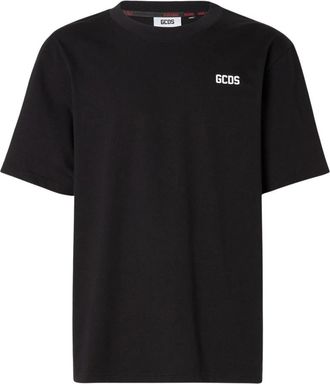GCDS Low Band Logo T-Shirt - Heren - T-shirts - Zwart - M - Katoen - Tops