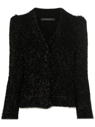 Alberta Ferretti Trui met V-hals - Zwart
