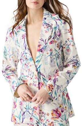 Steve Madden Destiny Floral Cotton Blazer in Antique at Nordstrom Rack, Size Small