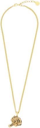 Roberto Cavalli Collana con ciondolo testa di pantera - - Accessories - Donna - Giallo - ONE SIZE