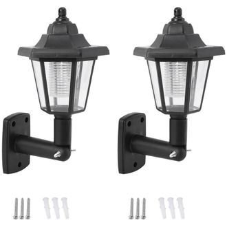 OEM 2 L&aacute;mparas Led Solares Para Exteriores, Ideales Para Vallas, Paredes O Como Farolillos De Jard&iacute;n
