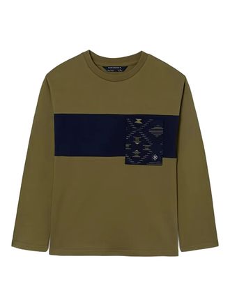 MAYORAL chest-pocket T-shirt - kids - Cotton - 10 yrs - Green