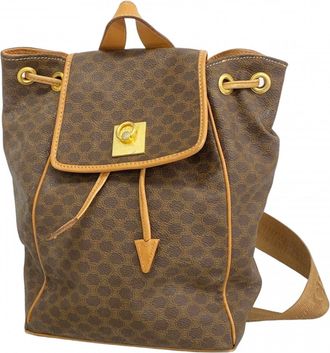 Celine Brown Pvc Backpack (Pre-Owned)