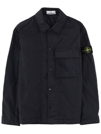 Stone Island Dark Blue Regular Overshirt