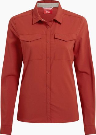 Craghoppers Womens Craghoppers Womens/Ladies NosiLife Pro III Nosilife Long-Sleeved Shirt - Cinnabar - Size: 16