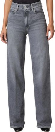 Paige Sasha Straight Jeans - Dames - Regular Fit Jeans - Grijs - W31 - Katoen - Jeans
