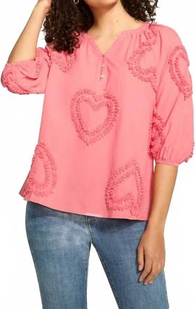FDJ Peasant Top In Coral